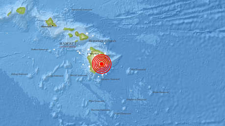 Hawái: Un sismo de magnitud 5,5 sacude la zona del volcán en erupción Kilauea