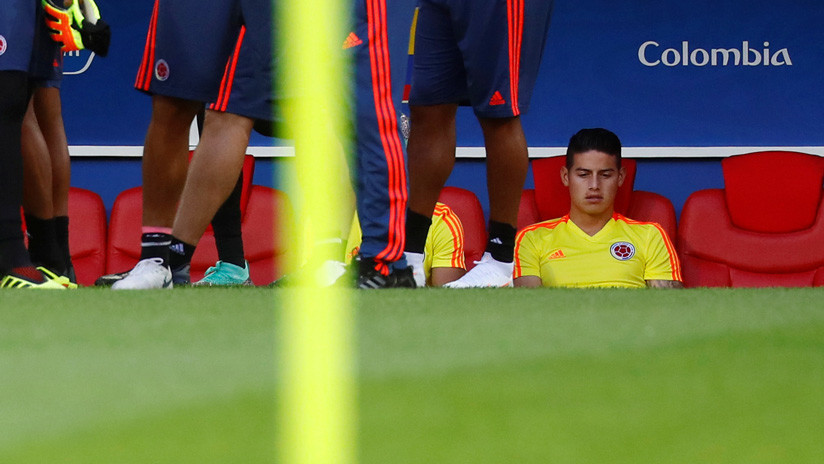 James Rodríguez es suplente ante Inglaterra en octavos del Mundial de Rusia 2018