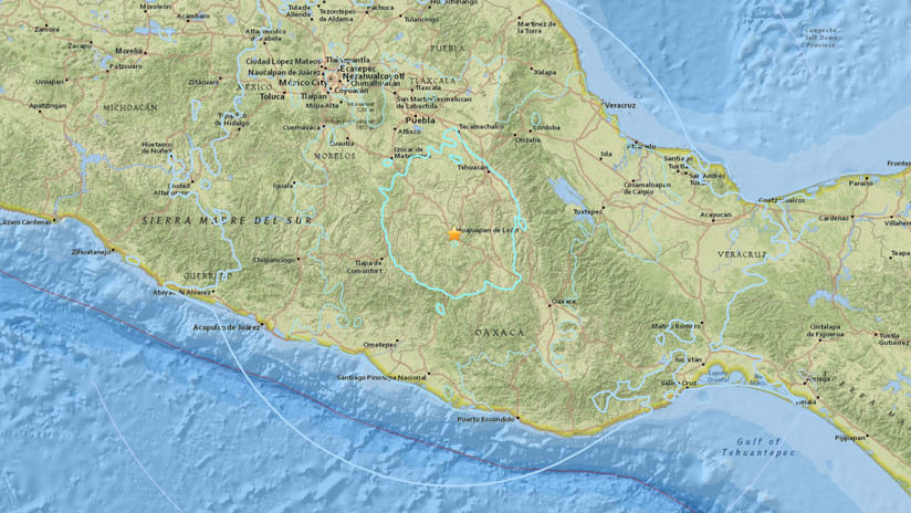 Se registra sismo de magnitud 5,9 en MÃ©xico