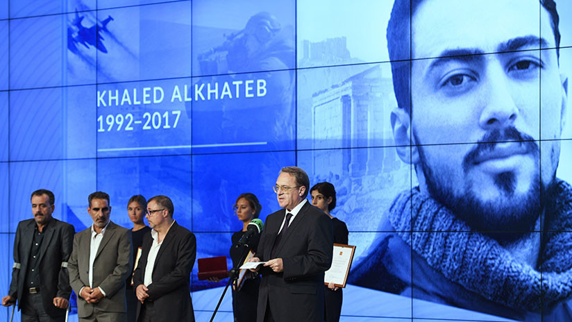 RT entrega los premios Khaled Alkhateb Memorial Awards en memoria de su corresponsal sirio fallecido