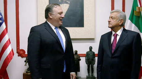 López Obrador entrega a Pompeo propuesta para Trump de "entendimiento" entre México y EE.UU.