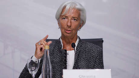 La directora del FMI, Christine Lagarde, en Buenos Aires el 21 de julio de 2018.