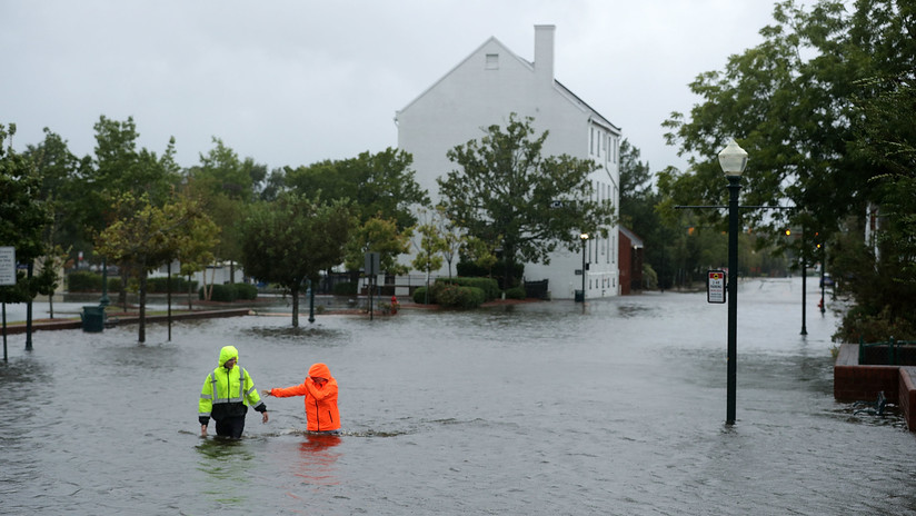 Un video explica cómo se sentirán el poder y la furia de Florence en EE.UU.