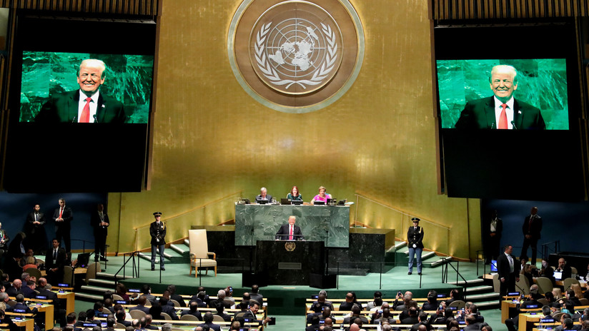 "No esperaba esa reacciÃ³n": Trump provoca la risa apenas empezar su discurso en la ONU (VIDEO)