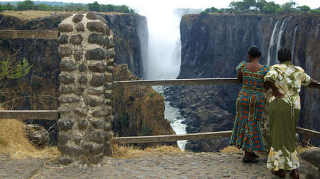 Las cataratas Victoria, Zambia.