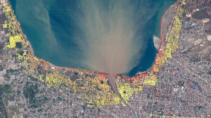 Mapas: La destrucciÃ³n sufrida en Indonesia tras el terremoto y el tsunami