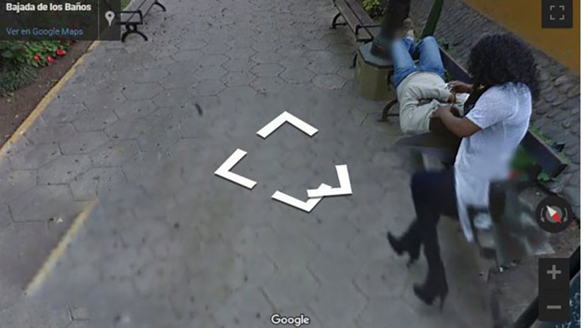 FOTOS: Busca un lugar turÃ­stico en Google Maps y encuentra a su esposa con otro