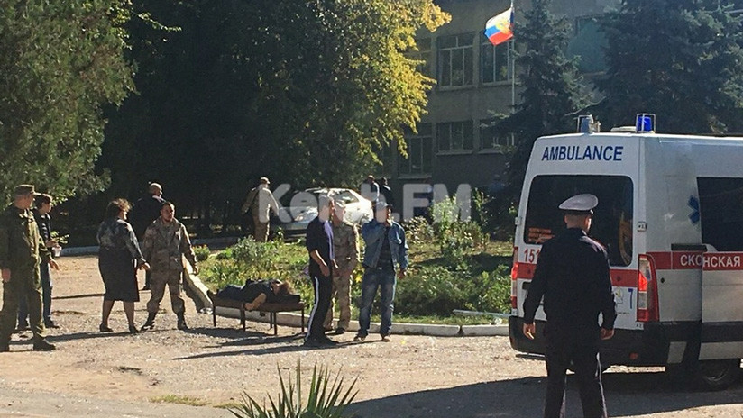 Califican ahora de "asesinato" el ataque contra una escuela en Crimea que dejó múltiples muertos