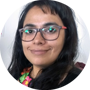 Carmen Alcázar, presidenta de Wikimedia México.