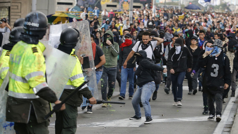 VIDEOS: Nueva jornada de disturbios en Colombia tras protestas del sector educativo