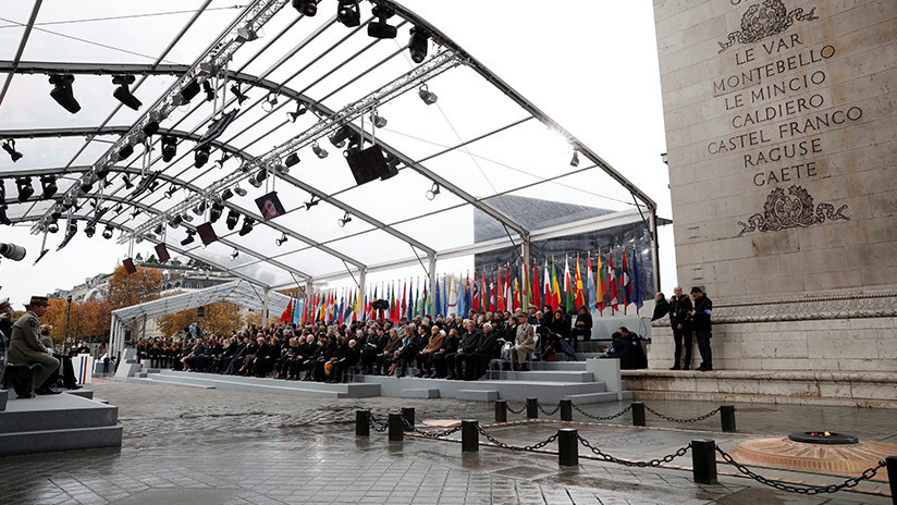 "Crear esperanza, no miedo": Líderes mundiales conmemoran el fin de la I Guerra Mundial en Francia