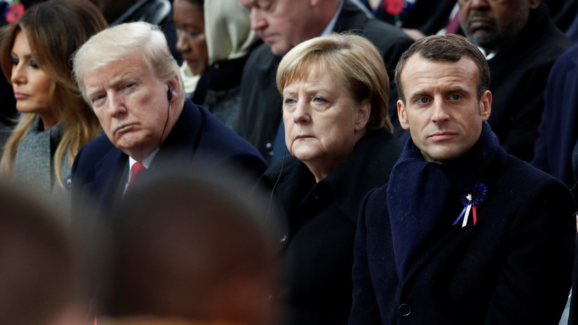 Trump arremete contra Macron: "En ParÃ­s empezaban a aprender alemÃ¡n antes de que EE.UU. apareciera"