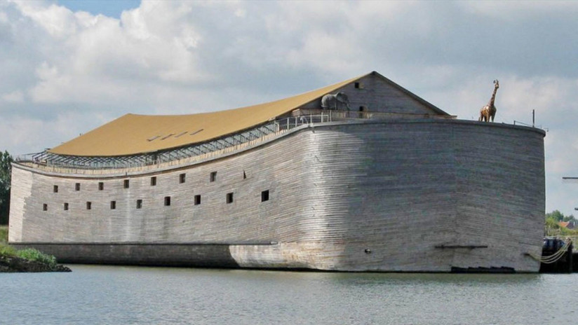 FOTOS: El empresario que construyó un Arca de Noé a tamaño real quiere que navegue por Israel       
