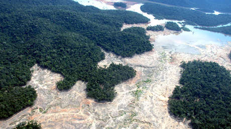 Zonas deforestadas cerca del Parque Nacional de Juruena en Brasil. 23 de marzo 2017.