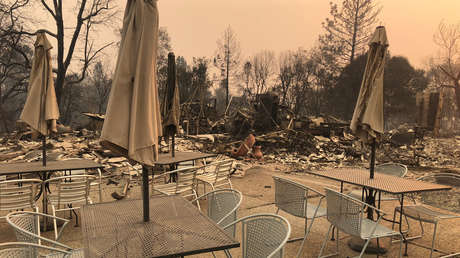 El pueblo de Paradise, en California (EE.UU.), tras el devastador incendio forestal, el 12 de noviembre de 2018.