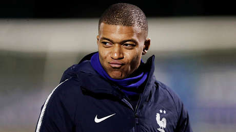 El futbolista francés Kylian Mbappé