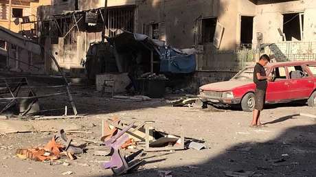 Efectos de un ataque con misiles en la provincia de Deir ez Zor (Siria), el 6 de octubre de 2017.