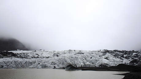 Vista al glaciar Solheimajokull, Islandia, el 16 de octubre de 2015.