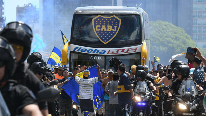 Detienen a uno de los hinchas de River Plate acusados de atacar el autobús de Boca Juniors