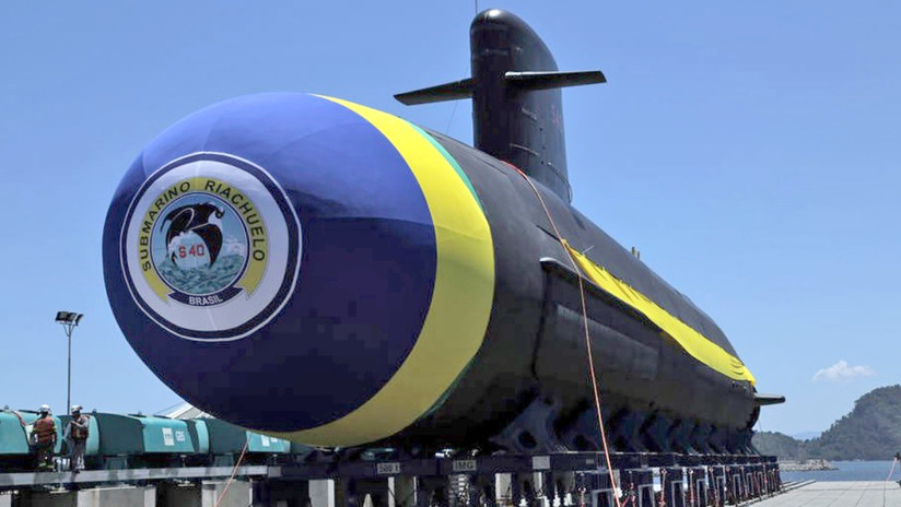 Brasil lanza al mar un submarino ultramoderno que protegerá a la "Amazonía Azul"