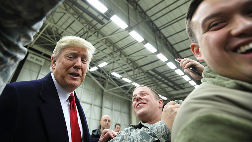 Trump revela por descuido ubicación y rostros de marines de EE.UU. 