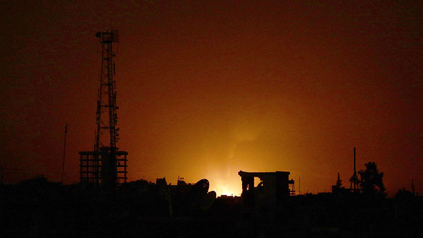Explosiones sobre Damasco tras el derribo de "blancos hostiles" (VIDEO)