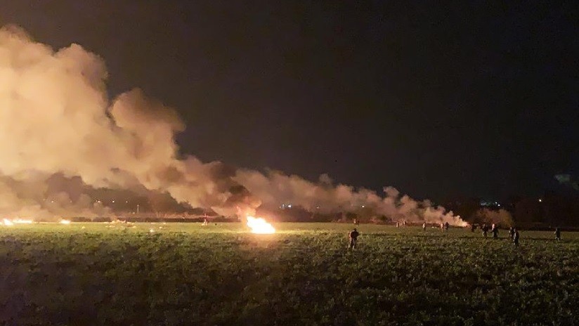 VIDEO: El incendio tras la explosión mortal en un ducto de Pemex en Tlahuelilpan, a vista de pájaro