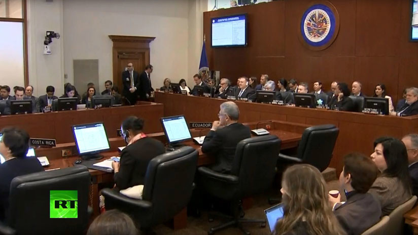 16 de 34 países miembros de la OEA respaldaron a Guaidós como "presidente encargado" de Venezuela