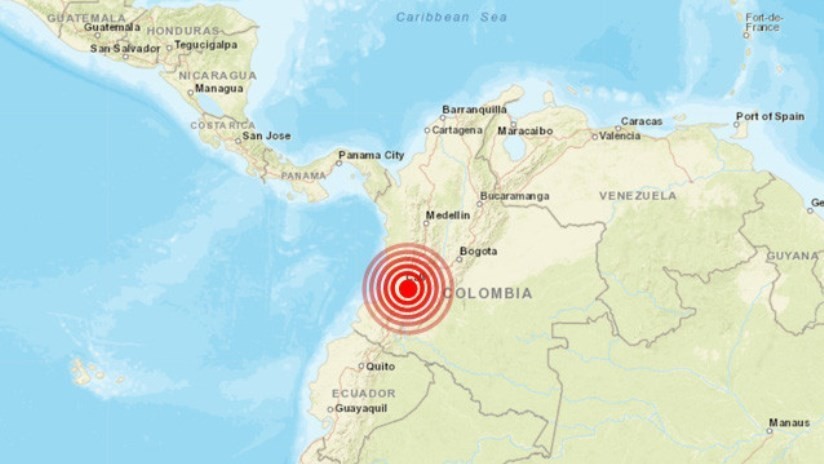 Un sismo de magnitud 4,7 se registra en Colombia