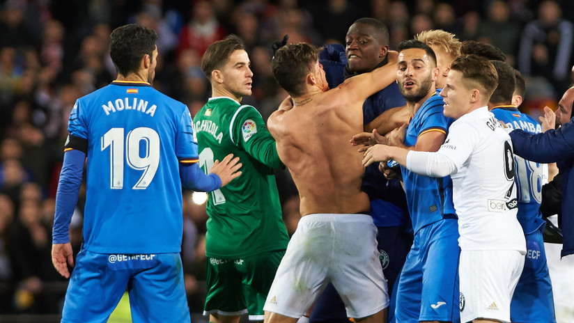 VIDEO, FOTOS: Brutal pelea en los cuartos de final de la Copa del Rey de España