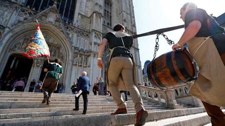 Illustrative image. September 7, 2017 in front of the Belgian Cathedral