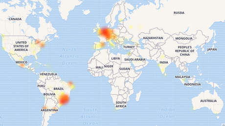 WhatsApp sufre una caída a escala global