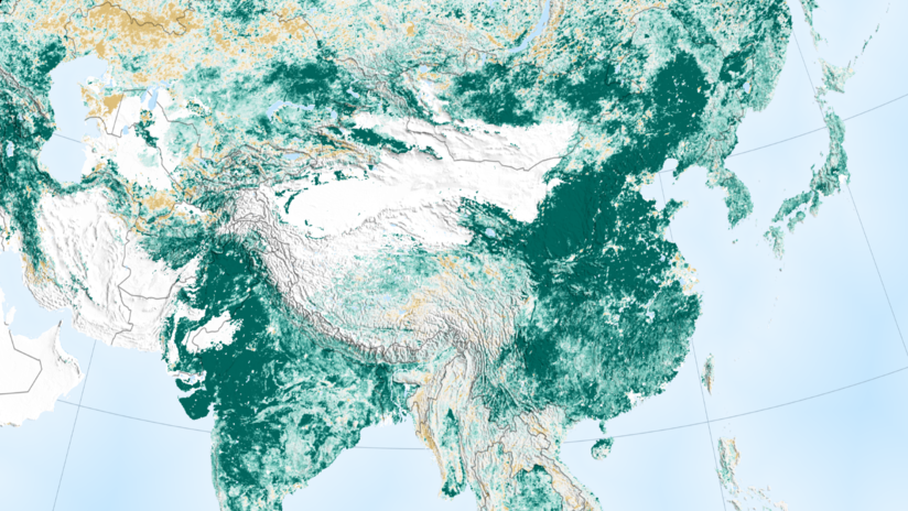 FOTO: La NASA confirma que la Tierra es más verde que hace 20 años
