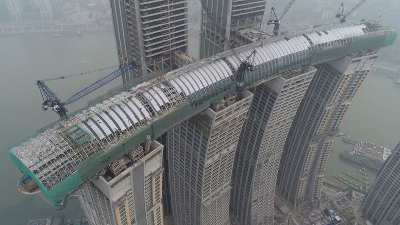 'Rascacielos horizontal': China se prepara para inaugurar un colosal proyecto arquitectónico