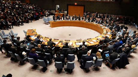 Reunión del Consejo de Seguridad de la ONU sobre la situación en Venezuela. Nueva York, EE.UU., 26 de enero de 2019.