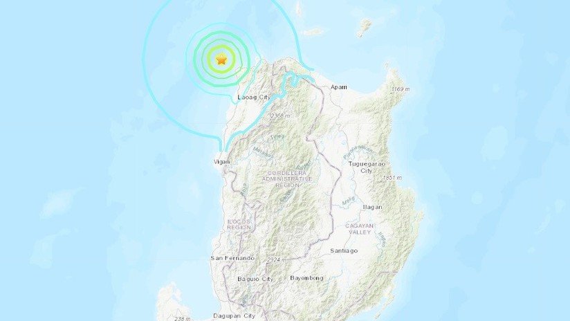 Un sismo de magnitud 5,6 sacude las costas de Filipinas