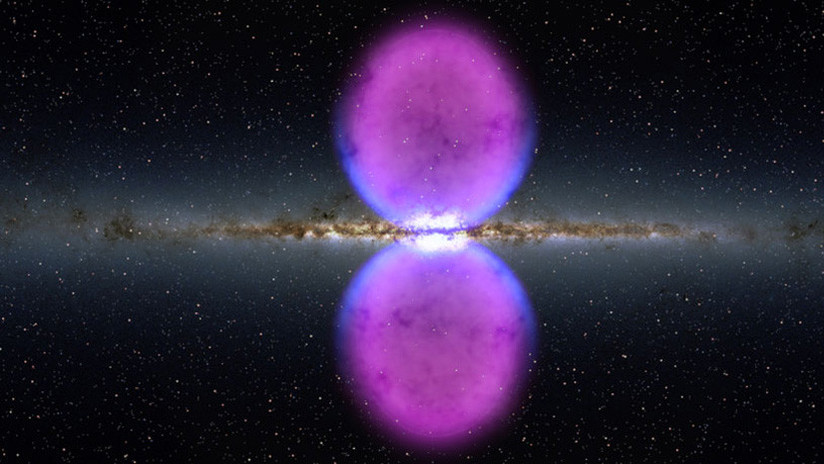 Dos misteriosas 'chimeneas' vinculan el centro de la Vía Láctea a superburbujas de rayos gamma