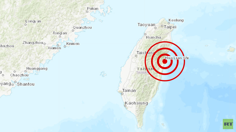 Se registra un sismo de magnitud 4,7 en la isla china de Taiwán