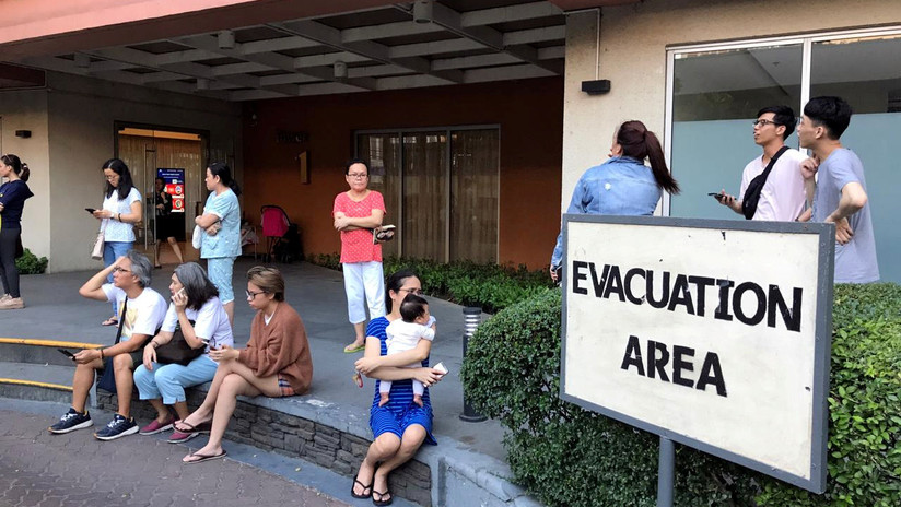 Mueren 8 personas por derrumbes causados por el sismo de magnitud 6,1 registrados en Filipinas