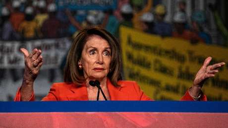 La presidenta de la Cámara de Representantes de EE.UU., Nancy Pelosi, en Washington, el 9 de abril de 2019