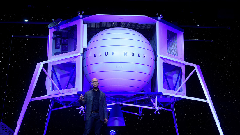 FOTOS: Creador de Amazon presenta Blue Moon, la nave espacial robótica que planea enviar a la Luna para 