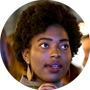 Lucia Mbuya Zelesa, refugiada congolesa en Brasil.