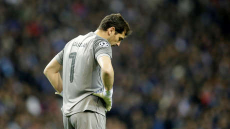 Iker Casillas durante un partido de Liga de Campeones contra el Liverpool en el Estadio do Dragão de Oporto (Portugal), el 17 de abril de 2019.