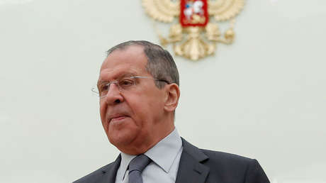 O ministro dos Negócios Estrangeiros russo, Sergey Lavrov.