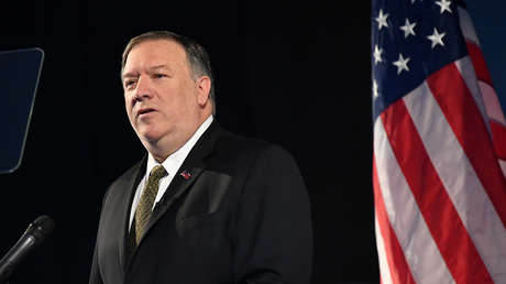El secretario de Estado de EE.UU., Mike Pompeo, Rovaniemi, Finlandia, 6 de mayo de 2019.