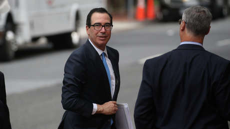 El secretario de Tesoro de EE.UU., Steven Mnuchin, en Washington, el 10 de mayo de 2019