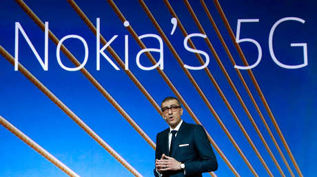 Rajeev Suri, presidente y director ejecutivo de Nokia, el 25 de febrero de 2018.