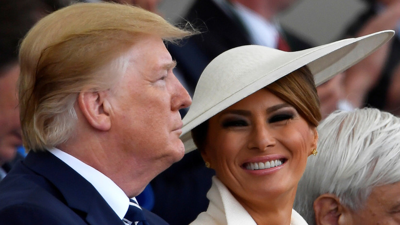 VIDEO: Un veterano de 93 años flirtea con Melania frente a Trump y esta fue la reacción del mandatario