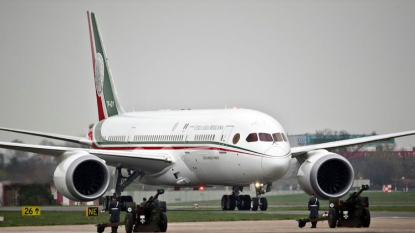 Fotografía del avión presidencial de México.| Foto: Britta Pedersen / DPA / Globallookpress