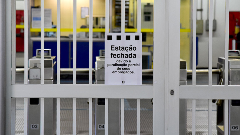 Huelga general en Brasil contra el Gobierno de Bolsonaro en la inauguración de la Copa América